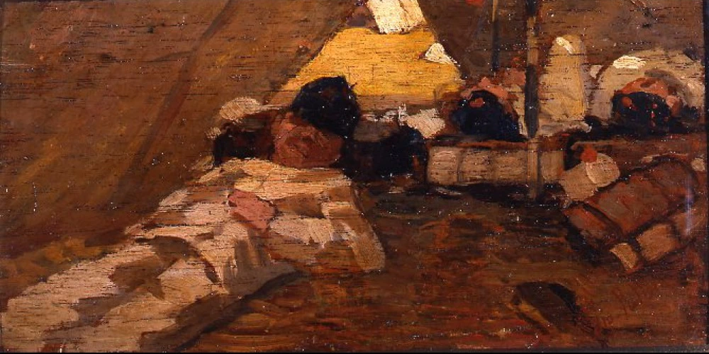 Sotto la tenda - Galleria d’Arte Moderna, Palazzo Pitti, Firenze